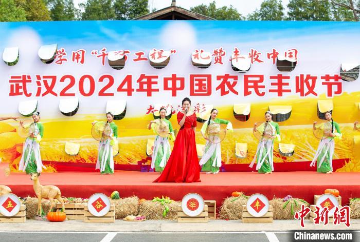 武汉大余湾迎丰收节 “晒”出乡村好“丰”景